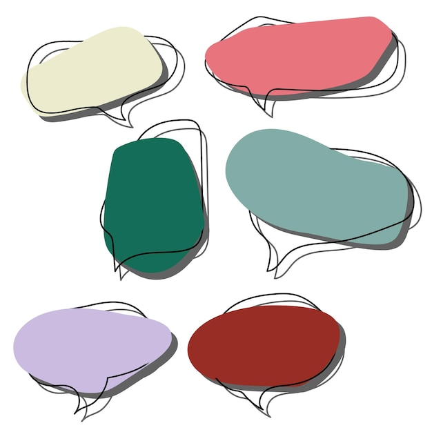 Vector banner of callout headers a callout template text frames of a numeric string and a set of vector