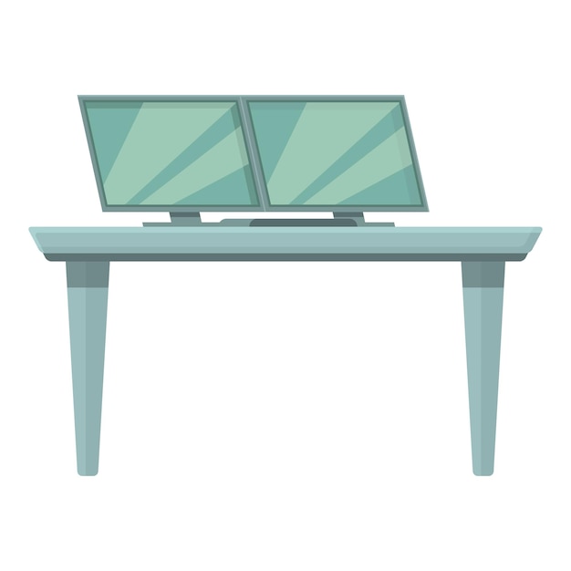 Vector base computer icon cartoon vector bunker shelter safe equipment