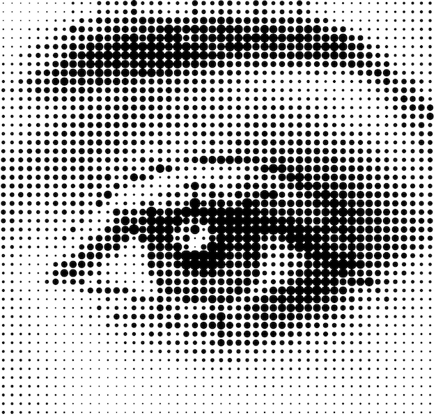 Vector beautiful female look.