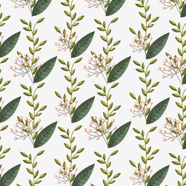 Vector beautiful floral decorative pattern background