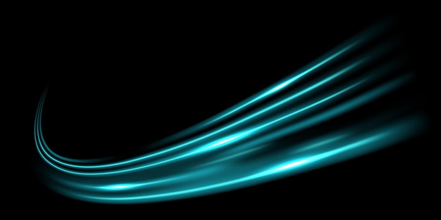 Vector beautiful light speed line background on black background abstract design vector illustration