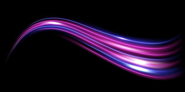 Vector beautiful light speed line background on black background abstract design vector illustration
