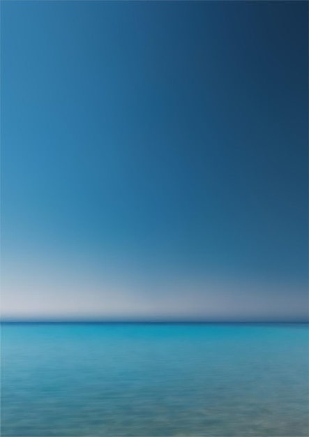 Vector beautiful seascape background