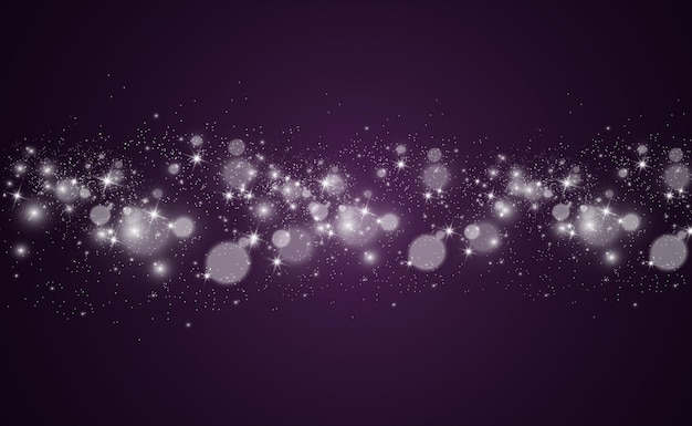 Vector beautiful sparks shine with light design