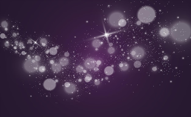 Vector beautiful sparks shine with special light