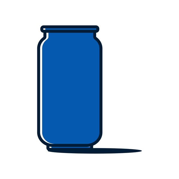 Vector beer soda can icon vector