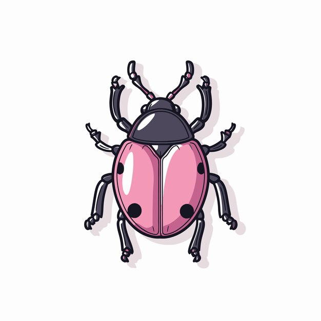 Vector beetle vector cut