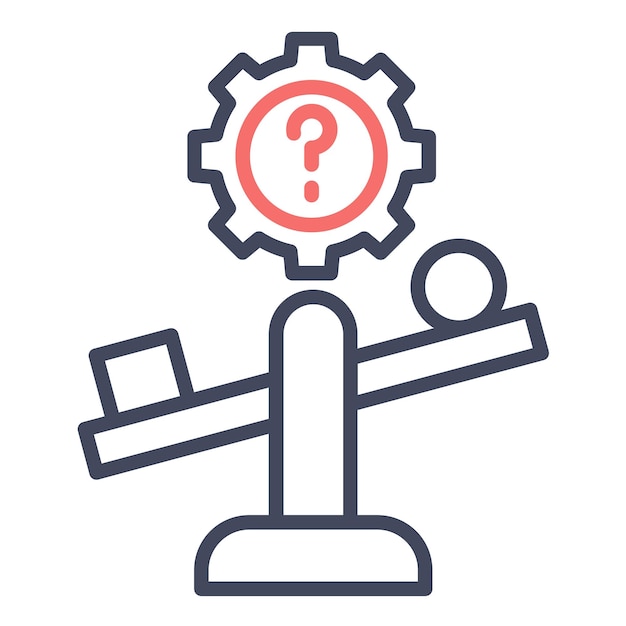 Vector bias vector illustration style