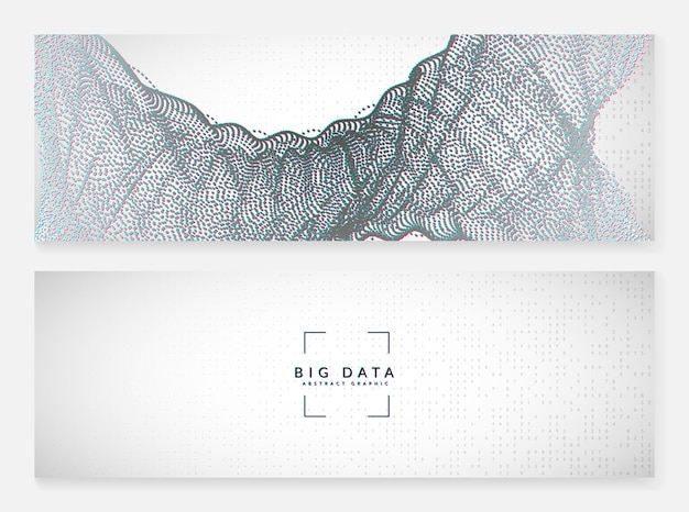 Vector big data background. digital technology abstract concept. artificial intelligence and deep learning. tech visual for energy template. modern big data background.