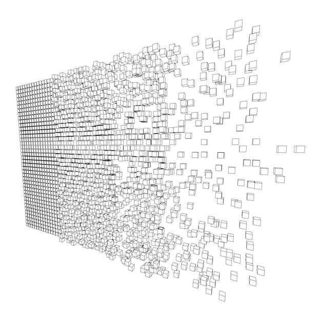 Vector big data visualization machine learning algorithms analysis of information visual data infographics