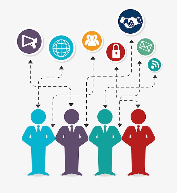 Vector big idea, creative and intelligence 