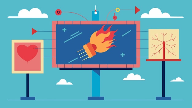 Vector billboard vector graphics illustration eps source file format lossless scaling icon design