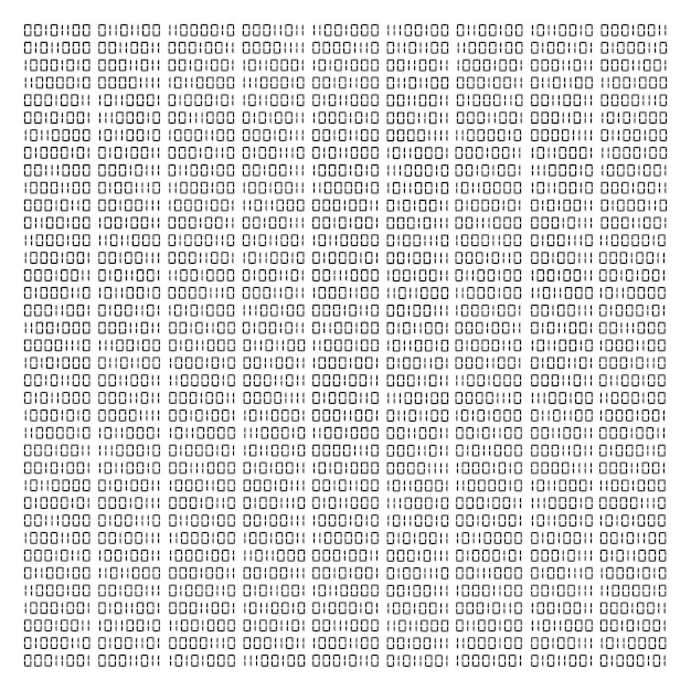 Vector binary code background abstract digital technology random monochrome numbers for matrix