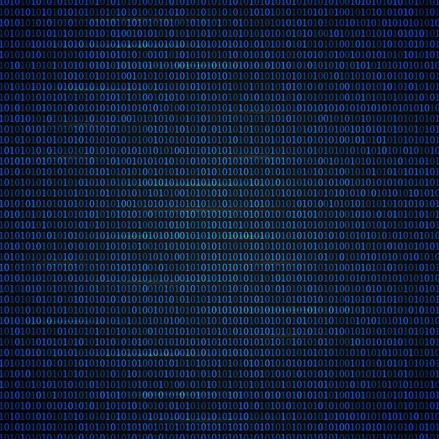 Vector binary code bright blue background programming code dark net concept digital web technology darknet vector illustration