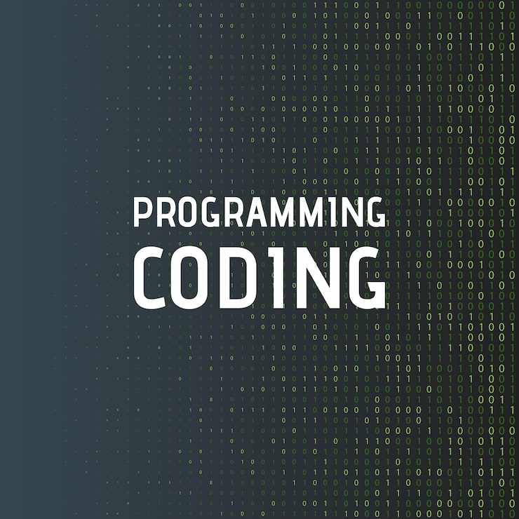 Binary code halftone background. Zero and one abstract symbols. Coding programming concept vector illustration.