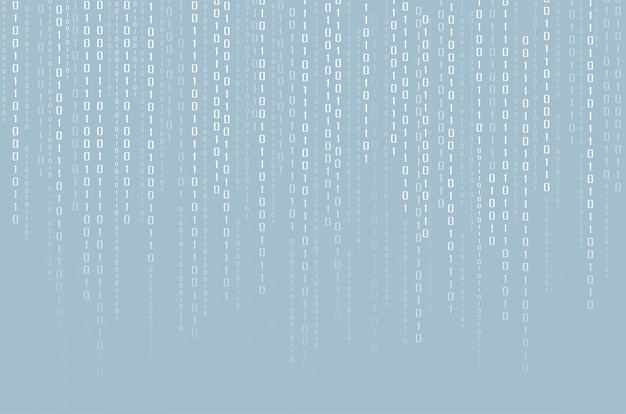 Vector binary data and streaming binary code background