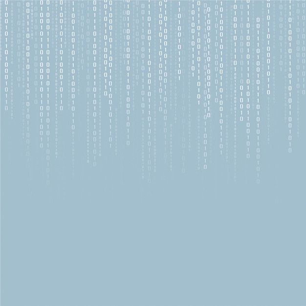 Vector binary data and streaming binary code background