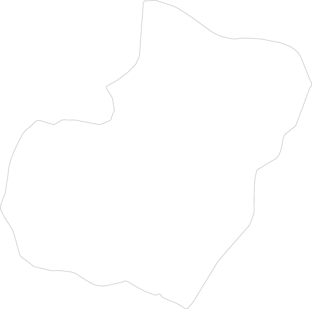 Vector bioko sur equatorial guinea outline map