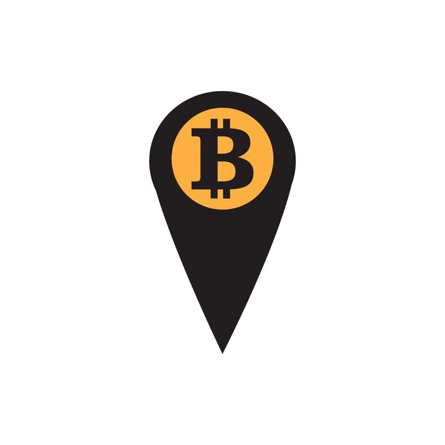 Vector bitcoin icon vector illustration design