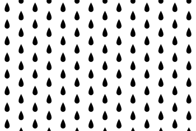 Vector black droplets pattern background
