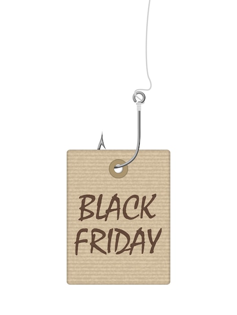 Vector black friday tag