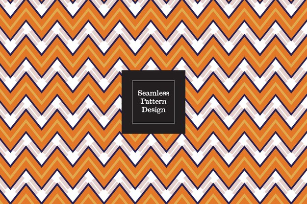 Vector a black and orange chevron pattern with a black square on the front