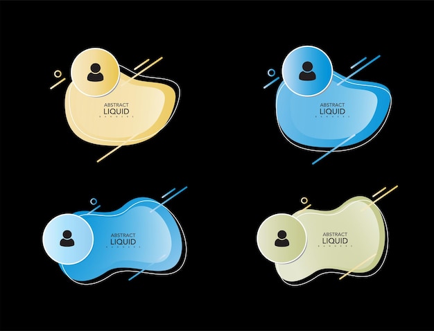 Vector black premium abstract background design with a rounded shape