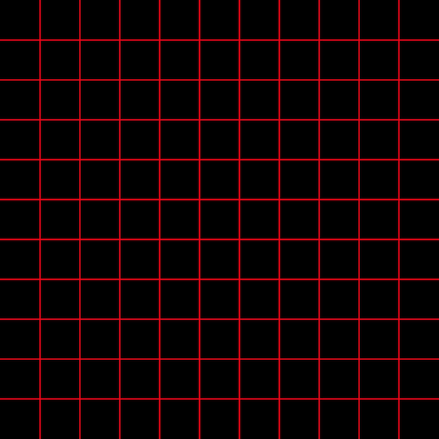 Vector black and red grid pattern background