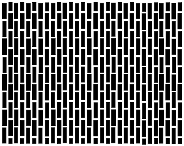 Vector black and white brick wall background for any design and decoration