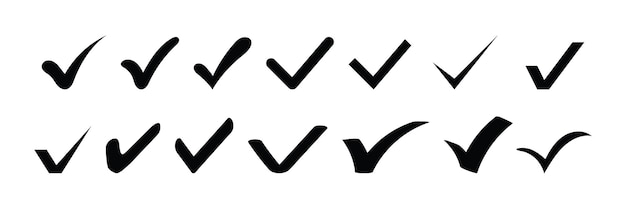 Vector a black and white drawing of a tick and ticks on a white background