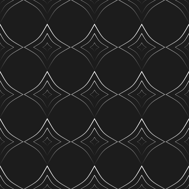 Vector black and white gradient seamless pattern 131
