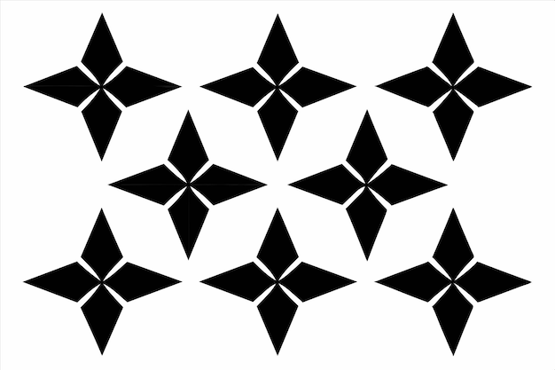 Vector a black and white image of a diamond pattern