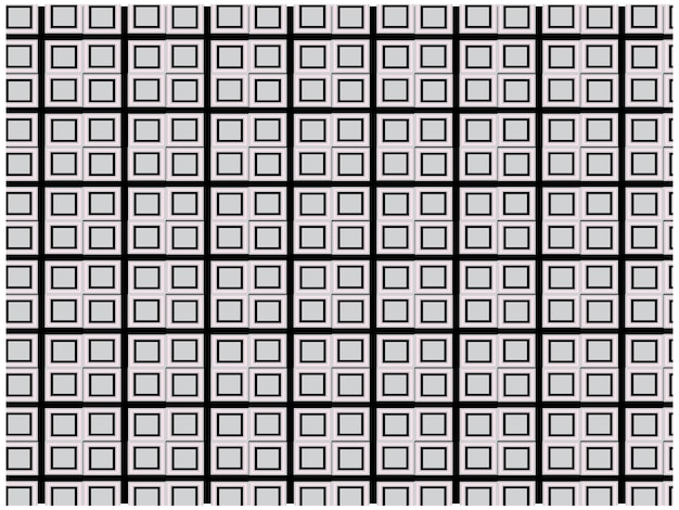 Vector a black and white pattern of squares and squares