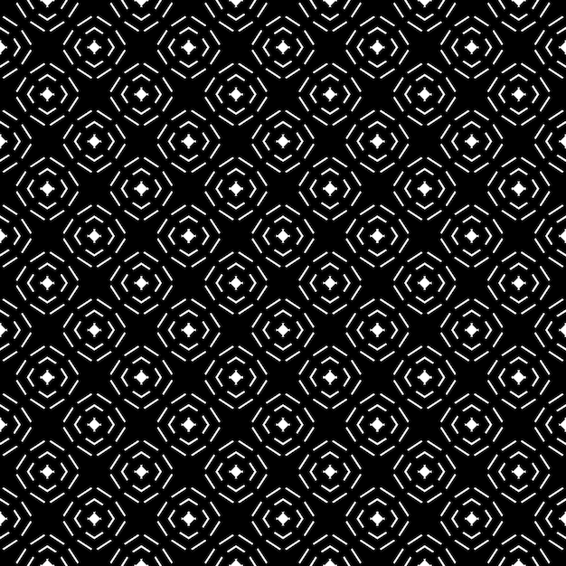 Vector black and white seamless pattern texture greyscale ornamental graphic design