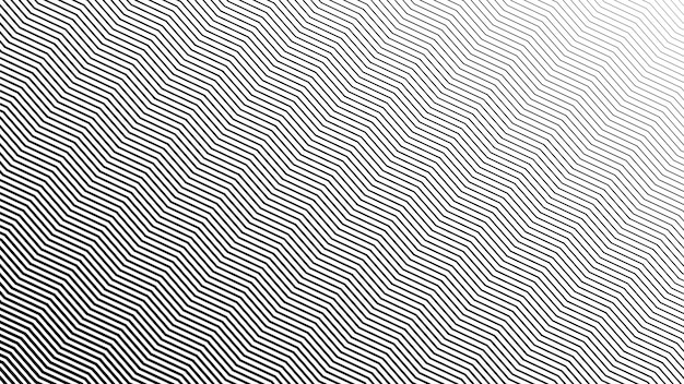 Vector black and white zigzag pattern background for fabric style or texture element