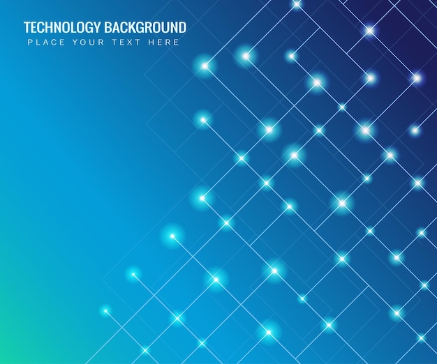 Vector blockchain technologyisometric cube with connecting dots and lines