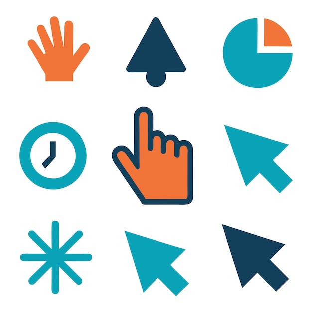 Vector a blue arrow pointing to the right with an arrow pointing up