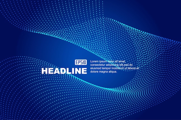 Vector blue elegant vector lines abstract texture background