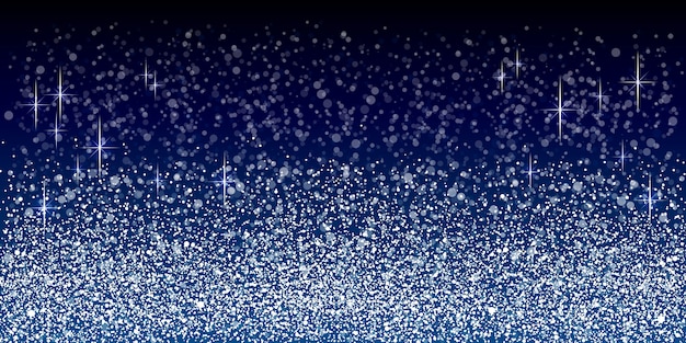 Vector blue glitter background