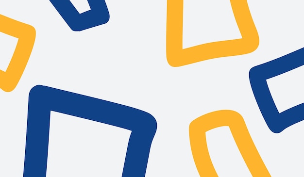 Vector blue and yellow abstract geometric background vector illustration