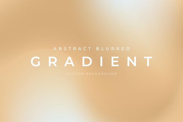Vector blurred gradient abstract background cream