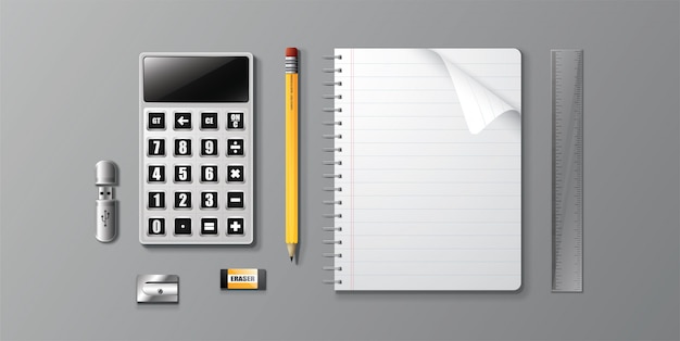 Vector book design, corporate identity realistic.