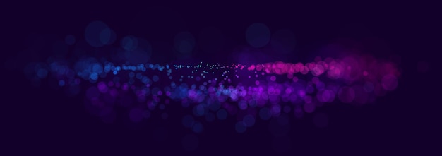 Vector bright blurred lights vector transparent effect illustration, abstract bokeh background with depth of field effect, macro style with depth of field.