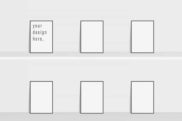 Vector brochure template flyer simple white color background