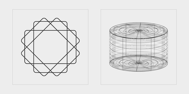 Vector brutalism shapes large set of retro objects for design for modern tshirts designed