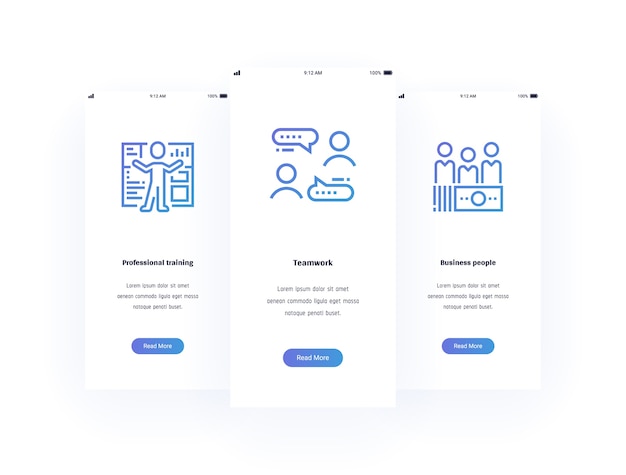 Vector busines banner