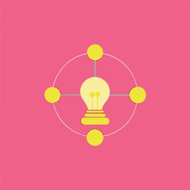 Vector business concept featuring digital strategy vector style illustration design