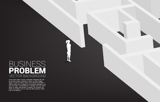 Vector business concept for problem solving and solution strategy