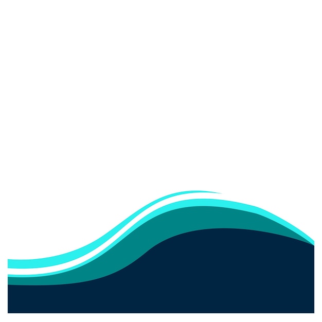 Vector business footer