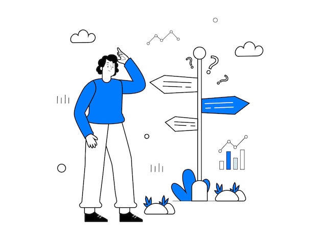 Vector business illustration art work